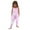 Light Pink, variant on Girls Halloween Tank Jumpsuit Romper Cute Harem Pants Outfit Playful Toddler Comfortable Breathable Soft Fabric Stylish Party Wear Pink 7-8Years