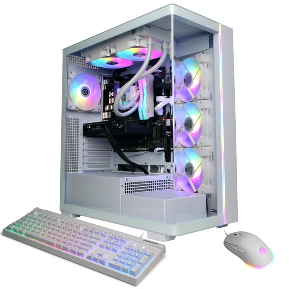 CyberPowerPC Gamer Supreme Gaming PC, Intel Core Ultra 7 265F, NVIDIA GeForce RTX 5060 Ti 8GB, 32GB DDR5, 2TB SSD, SLC10000CPGV20
