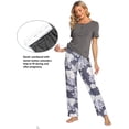 thumbnail image 2 of EKOUAER Women's Maternity Nursing Pajamas Set Breastfeeding Sleepwear Short Sleeve Top & Pants Pjs for Pregnant, 2 of 6