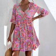 thumbnail image 5 of CIENVNSTG Women's Fashion A-Line Summer Dress - Casual Flowy Dress for Everyday Wear, 5 of 5