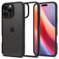 thumbnail image 2 of Spigen Crystal Hybrid Case Matte Black for iPhone 16 Pro Max, 2 of 5