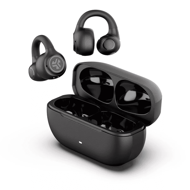 Refurbished JLAB EBFLEXRBLK124 Flex True Wireless Bluetooth Open-Ear Earbuds, Black