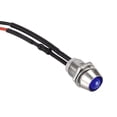 thumbnail image 5 of LED Indicator Light AC/DC 110V 8mm Panel Mount Blue LED Signal Lamp Metal Shell 5Pcs, 5 of 5
