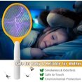 thumbnail image 5 of Bug Zapper,Mosquito Zapper Indoor Outdoor Electric Fly Swatters Battery Powered Mosquito Killer Bug Zapper Racket Handheld Insect Fly Trap for Home Bedroom Kitchen Backyard(2 Pack,Black), 5 of 5