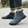thumbnail image 5 of Mens Boots, Saw Behind Men's Comfortable Handmade Leather Boots–Waterproof, Foot Arch Pad, Spacious Toe Box, 5 of 11