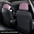 thumbnail image 3 of Kdxio Stars And Stripes Pattern Print 2 Piece Car Head Rest Covers Set Auto Front/Rear Seats Headrest Cover Universal Fit Most Cars,Sedan, SUV, 3 of 9