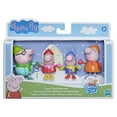 thumbnail image 2 of Peppa Pig Peppa's Club Family Wintertime 4-Pack Dolls, Cold-Weather Outfits, 2 of 3