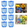 thumbnail image 1 of GAXIRE 10Ud De Comida Para Jaula Con Plástico Azul Para Pájaros Pequeños, 1 of 6