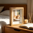 thumbnail image 6 of WWG Wooden Display Frame with Glass Front - Khaki 5.91x3.94x1.97 Inch - Deep Shadow Box for Wall Art Home Decor, 6 of 6