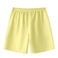 thumbnail image 4 of Casual Shorts for Men with Pockets on Clearance Drawstring Elastic Waist Wide Leg Lightweight Solid Color Breathable Relaxed Loungewear Short, 4 of 5