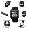 thumbnail image 6 of Digital Waterproof Watch Electronic Wristwatch for Daily Wear, 50m Water Resistant with Alarm, Clear Display TPU Strap Sport Watch for Men Women, 6 of 9