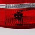 thumbnail image 4 of AKKON - For Mercedes Benz W220 S Class Red Clear Lens Rear Tail Lights Brake Lamp Replacement Pair Left + Right, 4 of 6