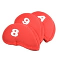 thumbnail image 4 of Lot de 10 Couvre-Têtes Rouges en Fer pour Club de Golf : Matériau Durable de Qualité Supérieure pour Protection contre les Rayures, Conception Légère et Compacte, Facile à Utiliser et à Ranger – Idéal pour les Événements de Golf, les Cadeaux d'Affaires Ou l'Entretien des Clubs, 4 of 6