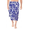 thumbnail image 2 of HAPPY BAY Men's Standard Swimsuits Sarong Pareo Beach Wrap One Size Blue-F331 Summer Vacation Aloha, 2 of 3
