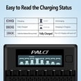 thumbnail image 4 of Palogreen 16 Pack Ni-MH Rechargeable AA Batteries 1.2V 3000mAh with 16 Slot AA and AA Battery Charger for AA and AAA NiMH NiCD Batteries, 4 of 7