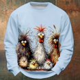 thumbnail image 3 of Suéter con estampado 3D de animales para hombre, sudadera con capucha con estampado de pollo, moda callejera, hip-hop, deportes, cálida, informal, 3 of 5