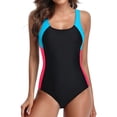 thumbnail image 1 of BeautyIn Maillot de Bain Sport une Pièce pour Femmes, Natation Aérobique, 1 of 7