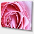 thumbnail image 2 of Fleur Rose avec Arrangement en Spirale - Impression sur Toile Florale, 2 of 4