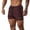 Brown, variant on Zimjoy Men's Workout Shorts 5" Lightweight Gym Running Shorts Linerless Bodybuilding Athletic Shorts with Pocket, Black L