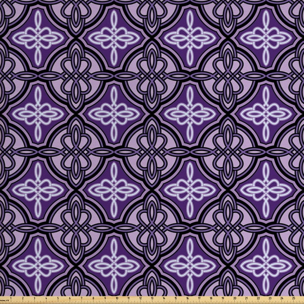 Celtic Fabric By The Yard Unique Knot With Swirling And Twisted Line Details Print Upholstery For Dining Chairs Home Decor Accents Violet Lilac Ambesonne Com - Celtic Knotwork Home Decor Celtic Fabric By The Yard Unique Knot With Swirling And Twisted Line Details Print Upholstery For Dining Chairs Home Decor Accents Violet Lilac Ambesonne Com - Celtic Knotwork Home Decor