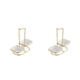 thumbnail image 1 of Soporte para cucharas de Acero inoxidable Wosthever Dorado/Cuadrado/2 Cuencos, 1 of 1