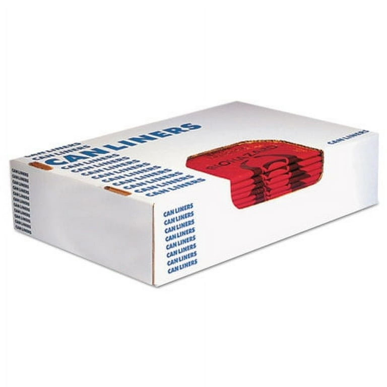 Healthcare Biohazard Printed Can Liners, 40-45 gal, 3 mil, 40 Healthcare Biohazard Printed Can Liners, 40-45 gal, 3 mil, 40