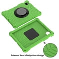 thumbnail image 4 of iPad Air 5 4 Case 10.9", iPad Pro 11 Case 2020/2018, Allytech EVA Rubber Silicone Kids Friendly Protection Shockproof Lightweight Kickstand Hand Strap Case Cover for Apple iPad Air 5th 4th Gen -Green, 4 of 6