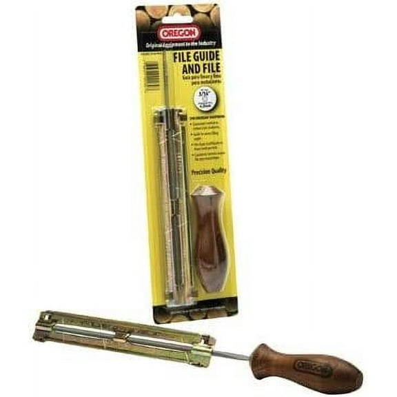 Oregon 25896 3/16" Chainsaw File Guide With Files