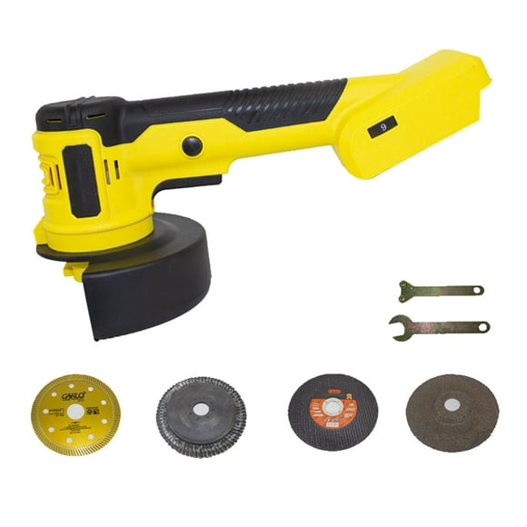 TFixol 0-12000rpm Angle Grinder Electric Grinding Tool Multifunctional Polisher Cutter for Cutting Polishing Ceramic Tile Wood Stone Steel