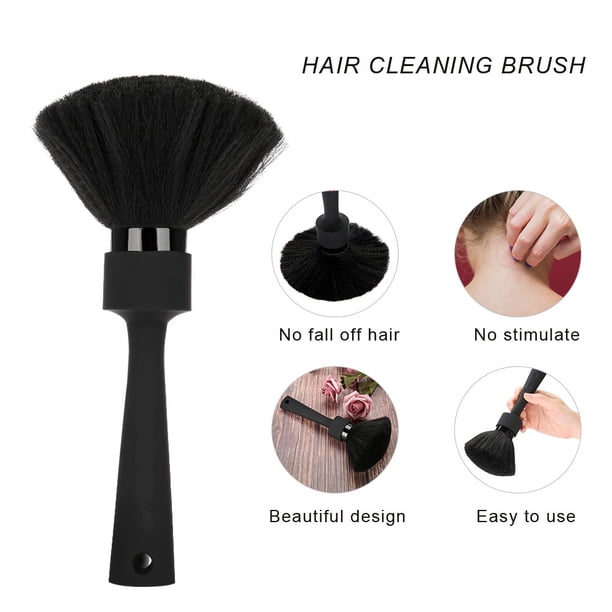 PLUMERO DE CULO CON CEPILLO DE BARBERO, CEPILLO DE PELO, PLUMERO DE CULO, CEPILLO DE LIMPIZA PARA CORTAR Y PEINAR EL CABELLO, TAMAÑA COMPACTO DE 22 CM CM CON ESTRUCTURA