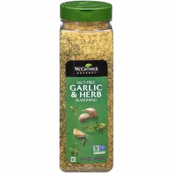McCormick Gourmet Salt Free Garlic & Herb 22.5 oz