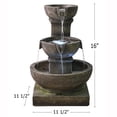 thumbnail image 5 of Outdoor Cascading Waterfall Fountain w/LED Light Home Water Fountain, 5 of 5