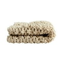 thumbnail image 6 of Nearly Natural 18" Square Beige Solid Print Macrame Decorative Pillow Cover, 6 of 6