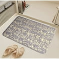 thumbnail image 4 of sruoe Bath Mat Rugs, Bath Mats for Bathroom Floor, Extra Absorbent Quick Dry Bathroom Mats, Washable Bath Rugs and Mats, Bath Carpet for Shower, Polyester, Gray, 4 of 6