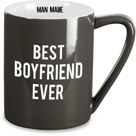 Pavilion - Best Boyfriend Ever Dark Gray 18 oz Coffee (Best Gift On Anniversary For Boyfriend)
