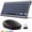 Black, variant on Wireless Bluetooth Aluminum Keyboard Multi-Device Rechargeable Illuminated Full Size Computer Backlight Keyboard Mouse Set