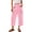 Pink, variant on BUIGTTKLOP Capri Sweatpants for Women Drawstring High Waisted Cropped Pants Baggy Sweat Lounge Capris