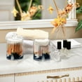 thumbnail image 4 of Yayeee 4 Pack Qtip Holder Dispenser for Bathroom with Lid Cotton Swab Canister, Abstract Landscape, 4 of 6