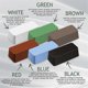 thumbnail image 4 of 12-Pack Metal Polish Set, 4 Ounces Each, Polish Jewelers Rouge 6-Color Set, 4 of 5