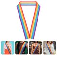 thumbnail image 2 of Rainbow Sash LGBT Sash Rainbow Correa para el hombro Fiesta Sash Accesorio de ropa, 2 of 8