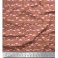 thumbnail image 1 of Soimoi Cotton Cambric Fabric Flamingo Bird Decor Fabric Printed Yard 42 Inch Wide, 1 of 3