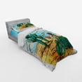 thumbnail image 3 of Ambesonne Cactus Bedding Set 4 Pcs, Cartoon Vector Design, Queen, Multicolor, 3 of 3