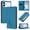Blue, variant on For Samsung Galaxy A17 / Galaxy A26 6.7" 【RFID Blocking 】Protective Purse Case Peony Strong Magnetic Attachment/Closure, Card Slots/Pocket, PU Leather Flip Wallet Case,Blue