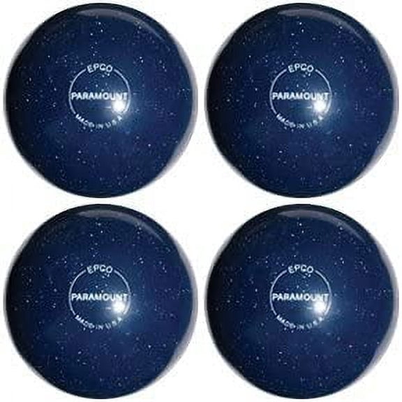 BuyBocceBalls New Listing - Pack of 4 EPCO Candlepin Bowling Balls - Paramount Speckled - Blue (4 1/2 inch- 2lbs. 6oz.)