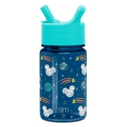 Simple Modern Disney 12oz Summit Kids Tritan Water Bottle with Straw Lid for Toddler - Dishwasher Safe Travel Tumbler - Disney: Mickey Space