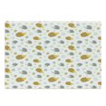 thumbnail image 1 of Hedgehog Cutting Board, Autumn in Woods Theme Different Wildlife Mascots with Little Flowers, Decorative Tempered Glass Cutting and Serving Board, Large Size, Earth Yellow and Grey, by Ambesonne, 1 of 1