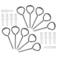 thumbnail image 3 of UPGRATOR 10Pack Eye Bolt Screw with Metal Expansion for Homeowners in Silver, 3 of 7