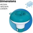 thumbnail image 2 of YSTIANN Distributeur de Produits Chimiques Flottant - Support de Tablette de Chlore 5 Pouces pour Spas et Piscines, Chlorinateur Multifonctionnel avec Contrôle de Débit Réglable AZ78-4430, 2 of 6