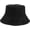 Black, variant on Trendy Fisherman Hats Double Side Wear Fishing Sun Hat Solid Color Bucket Hat Winter Reversible Packable Cap
