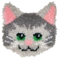 thumbnail image 2 of MCG Textiles Huggables Animal Kitty Pillow Latch Hook Kit, 2 of 2